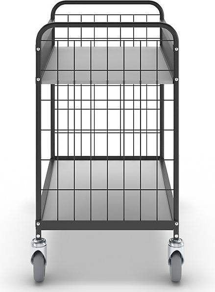 Actual product image Ebinger Office trolley, 2 shelves, LxWxH 830 x 510 x 935 mm. (150 kg)