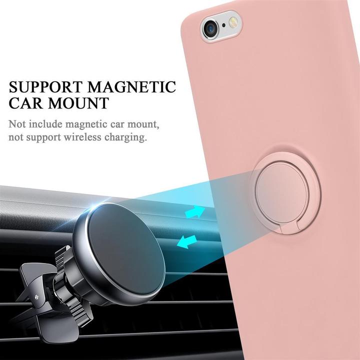 Actual product image Cadorabo TPU Liquid Ring Silicone Case Cover (Apple iPhone 6 Plus)