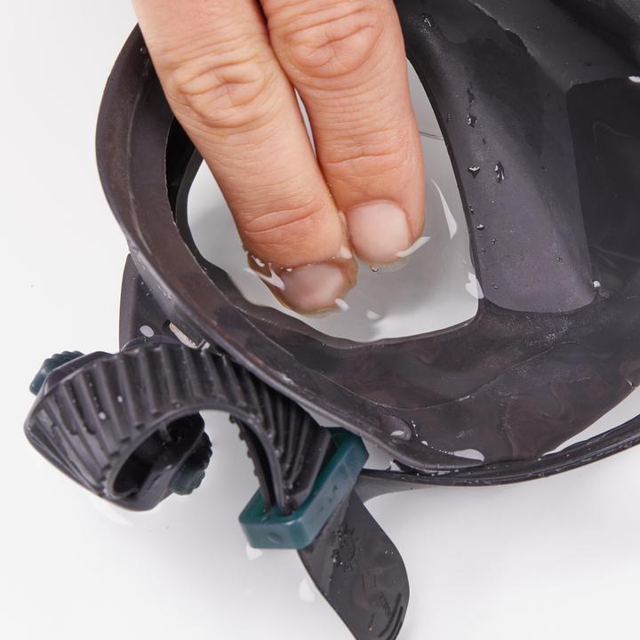 Actual product image Subea Tauchmaske Apnoetauchen Antibeschlag kleines Volumen - 500 Dual LV schwarz