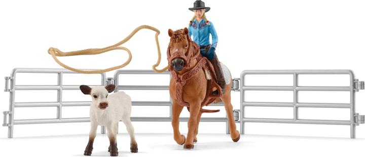 Immagine prodotto Schleich Team Roping con Cowgirl