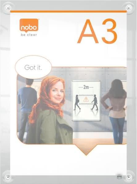 Immagine prodotto Nobo Cornice per poster (35 x 2,5 x 47 cm)