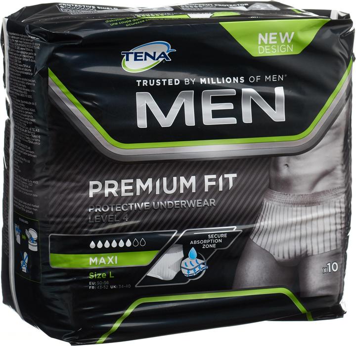 Image du produit Tena Sous-vêtements Men Premium Fit (10 x, Large)