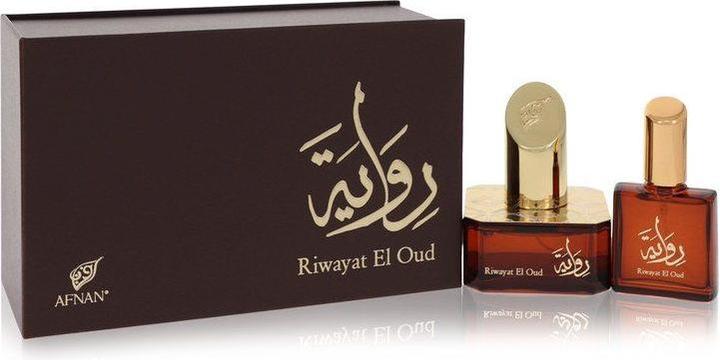 Image du produit Afnan Riwayat El Oud by Eau de Parfum Spray + Free.67 oz Travel EDP Spray 50 ml (Eau de parfum, 50 ml)
