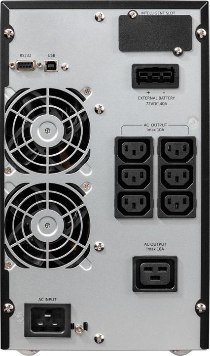 Actual product image Eaton 9E3000I - Double conversion (online) - 3000 VA - 2400 W - 176 V - 300 V - 40/70 Hz (3000 VA, 2400 W, Online double converter UPS)