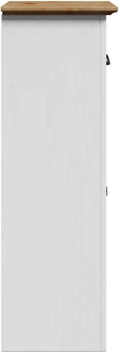 Actual product image VidaXL Bathroom cabinet BODO White and brown 44x30x90 cm