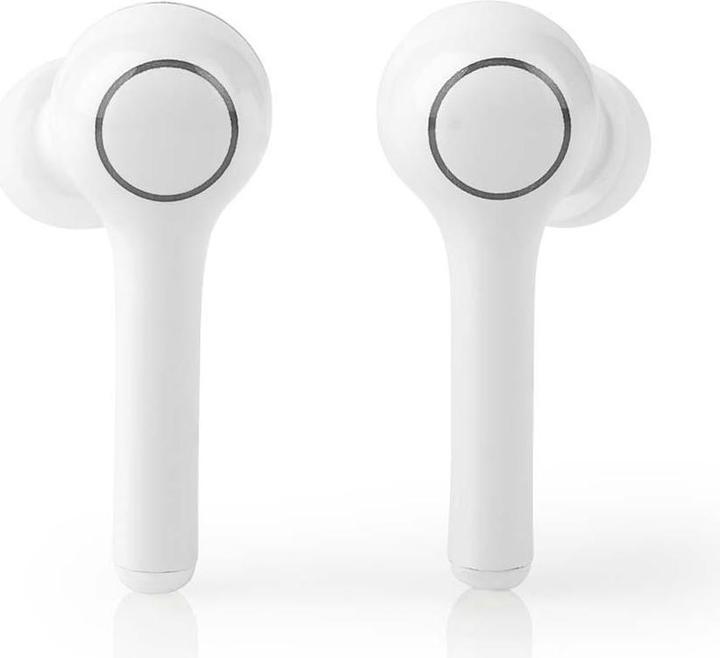 Actual product image Nedis Talk/Music 6h, 18h with charging cradle HPBT5055BK, white (6 h, Wireless)