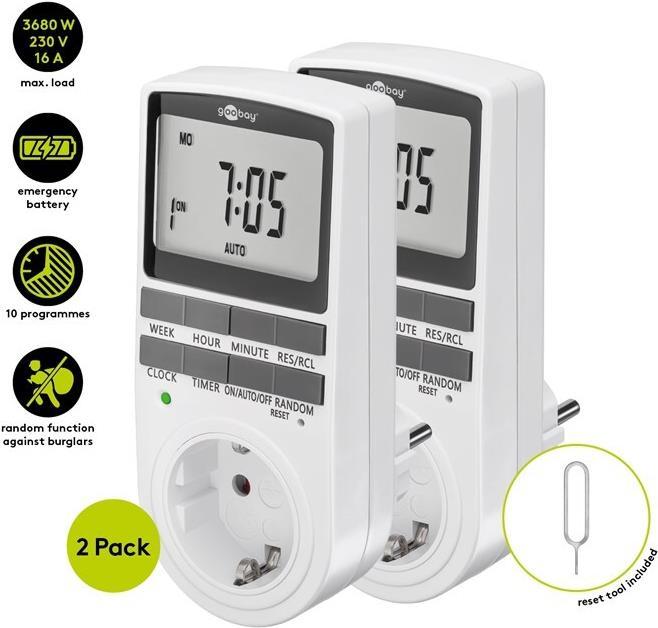 Productafbeelding Goobay Digitale timer, set van 2