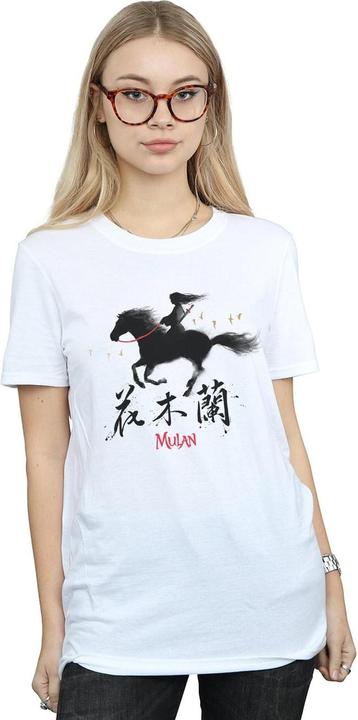 Immagine prodotto Disney Mulan Movie Wind Silhouette Maglietta Ampia Donna (4XL)
