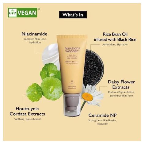 Produktbild Haruharu Wonder Black Rice Moisture Airyfit (Sonnencreme Gesicht, SPF 50+, 50 ml, 0.05 g)