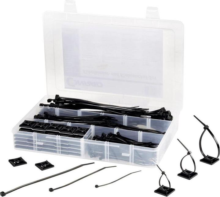 Produktbild Tru Components 1566622 EPR-350UV Kabelbinder- (190 mm, 1 Stk.)