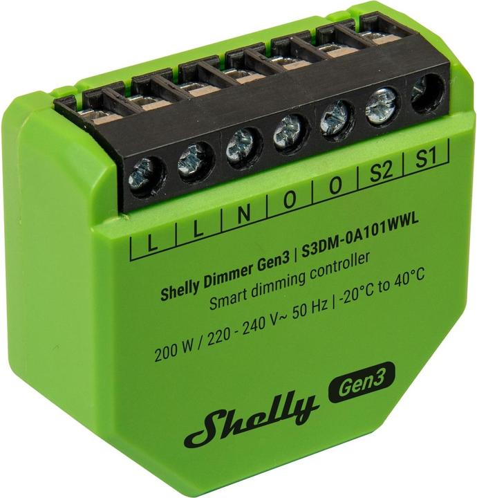 Image du produit Shelly Dimmer Gen3 (Actionneur de variateur)
