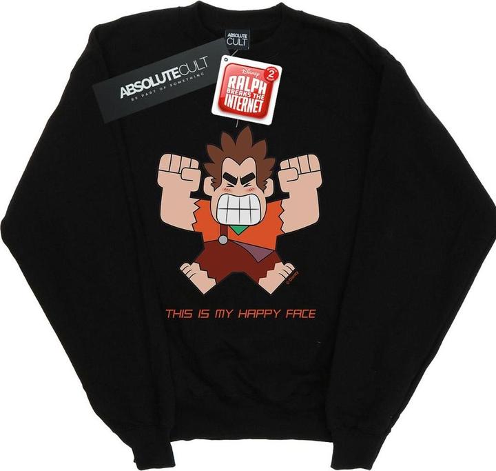 Image du produit Disney - Sweat WRECK IT RALPH HAPPY FACE - Femme (XXL)