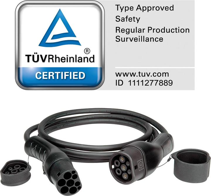 Actual product image Roline E-car charging cable (Type 2, 11 kW, 16 A, 7.50 m)