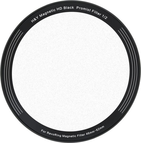 H&Y Black Mist Magnetic 1/2 Clip-on Filter for REVORING 46-62mm (62 mm, Filtre Black Mist)