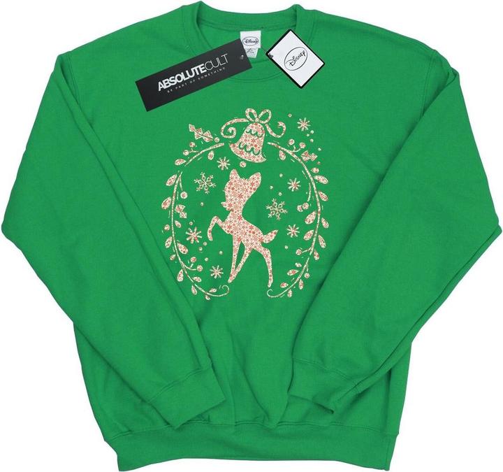 Immagine prodotto Disney Bambi Christmas Wreath Felpa Uomo (S)