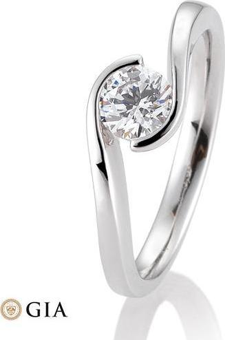 Produktbild Breuning Ring Schwung 0,40-0,60 ct. (48, 585/14 K Gold)