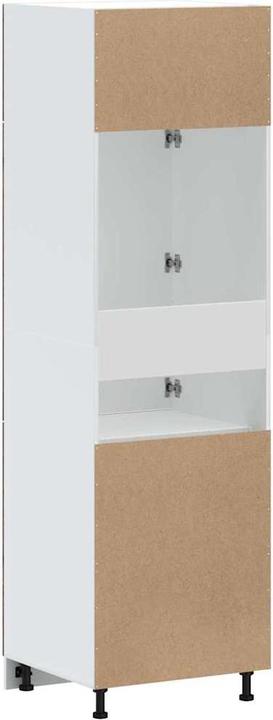 Image du produit VidaXL Armoire de cuisine Kalmar aspect vieux bois Matériau dérivé du bois Armoire de cuisine blanche (60 x 57 x 207 cm)