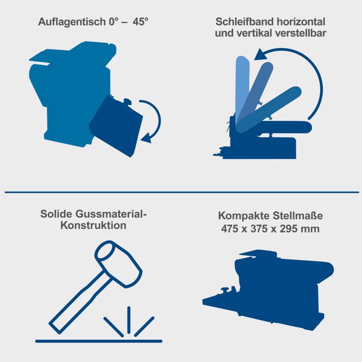 Productafbeelding Scheppach BTS900 (Bandschuurmachine, Schijfschuurmachine, 370 W)