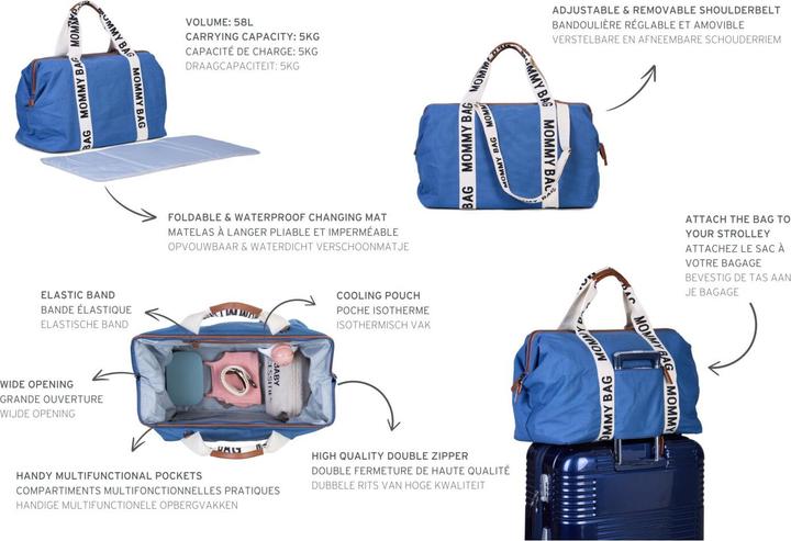 Immagine prodotto Childhome Borsa mamma in tela firmata