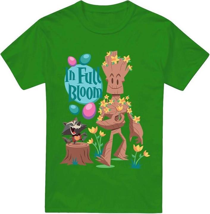 Actual product image Guardians of the Galaxy Mens In Full Bloom T-Shirt (XXL)
