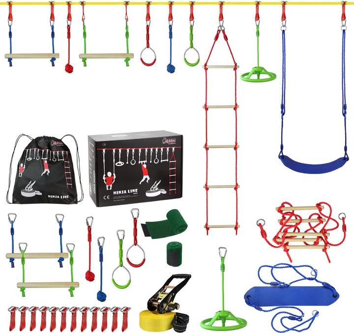 Produktbild Alpidex Ninja Line Warrior Parcours Max (15 m)