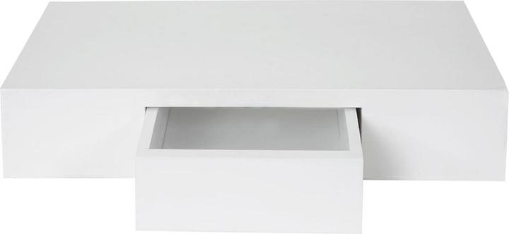 Image du produit Swisshandel24 Étagère murale Oise, Étagère suspendue avec tiroir, 40cm - blanc