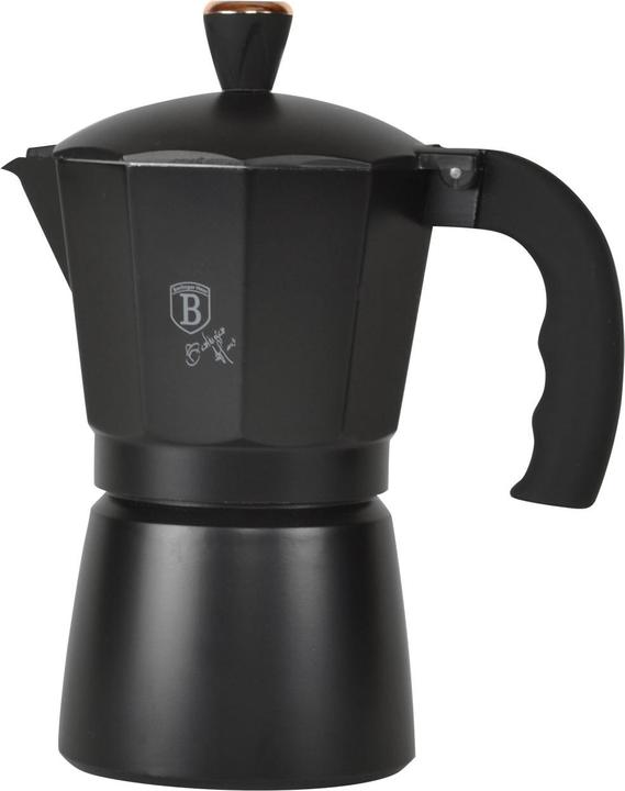 Actual product image BerlingerHaus Design espresso maker for 6 portions, black and rose gold (6 T.)