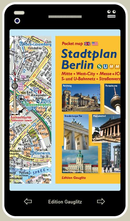 Produktbild Stadtplan Berlin (Handy-Look)