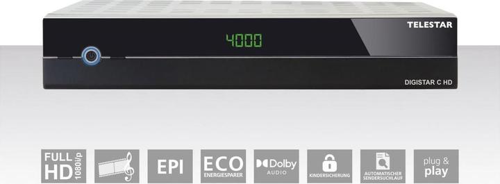 Immagine prodotto Telestar Digistar C HD (5 GB, DVB-C, Slot CI+)