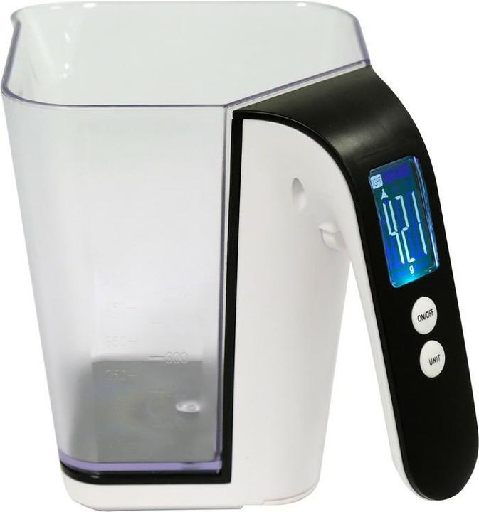 Actual product image Toya Lund Digital Kitchen Scale 68364 - Measuring Cup - White - 2 KG - up to 1200ML