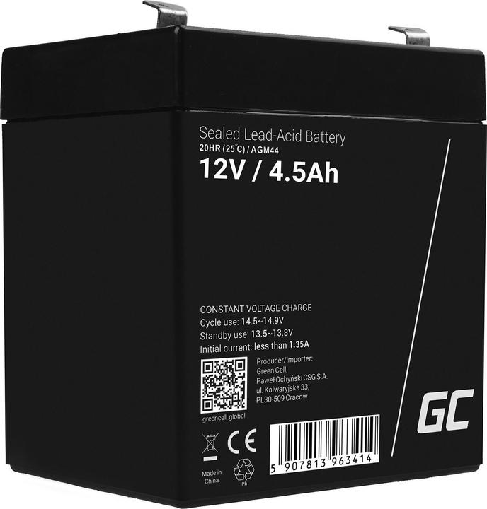 GreenCell AGM44 (12 V, 4.50 Ah)