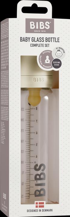 Actual product image Bibs Baby glass bottle, Ivory 225ml (225 ml)