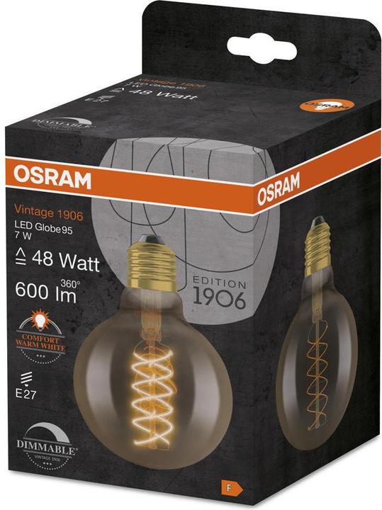 Produktbild Osram Vintage 1906 (E27, 7 W, 600 lm, 1 x, F)