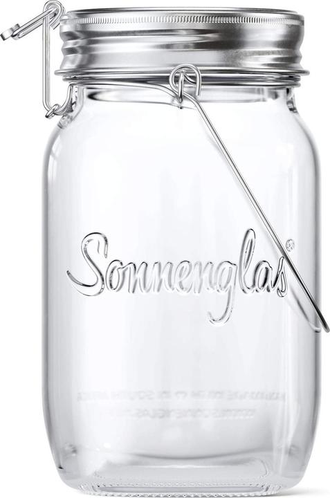 Actual product image Sonnenglas Solar lamp in canning jar (Ø 8.5 x 11 cm, 1 x)