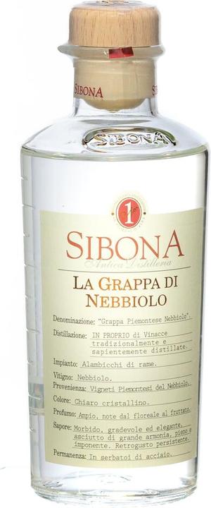 Image du produit Sibona Grappa di Nebbiolo Grappa,5l
