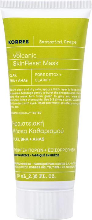 Korres Santorini Grape Skin Reset Mask Cleansing And Smoothing Face Mask 70Ml (70 ml)