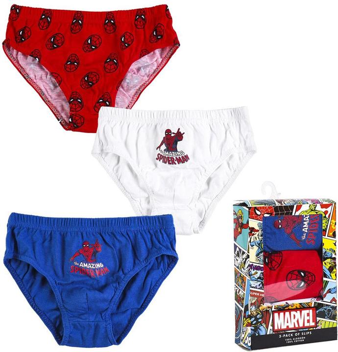 Actual product image Cerda Underwear set for boys, 3-piece, Spiderman (128)