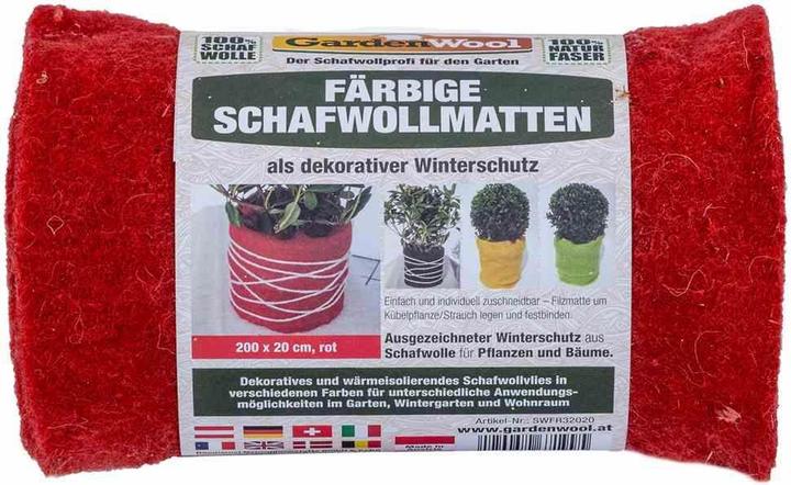 Image du produit GardenWool Tapis de protection hivernale rouge