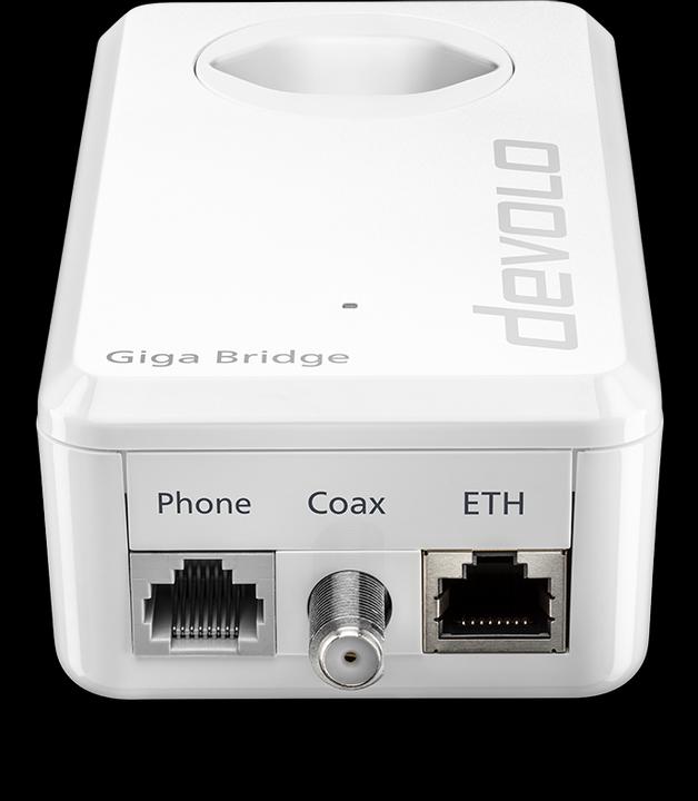 Actual product image Devolo Giga Bridge Coax (2000 Mbit/s)