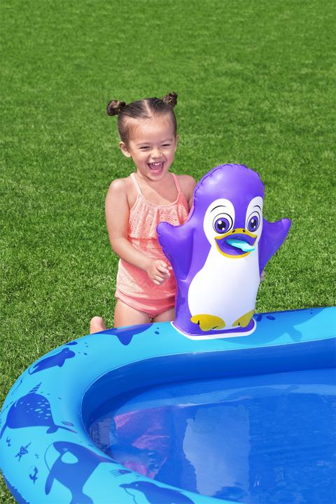 Actual product image Bestway Polar Pals™ Kids Inflatable Water Play Center and Pool 1.34 m x 1.31 m x 73 cm