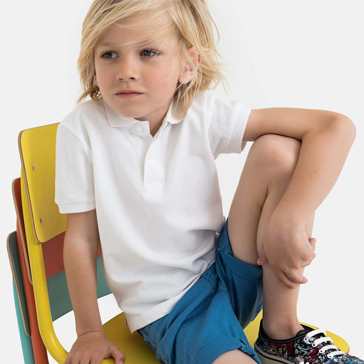 Immagine prodotto La Redoute Collections Polo in piqué di cotone organico a maniche corte (116)