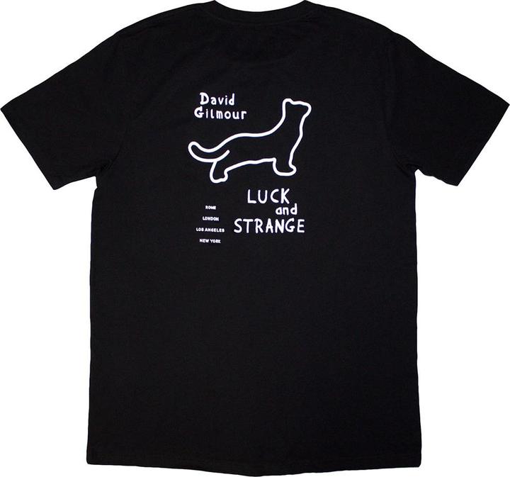Immagine prodotto Universal Textiles Luck & Strange Black Cat Strat Maglietta Stampa posteriore Adulto Unisex (XXL)