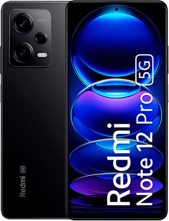 Produktbild Xiaomi Redmi Note 12 Pro (256 GB, Midnight Black, 6.67", Dual SIM, 50 Mpx, 5G)