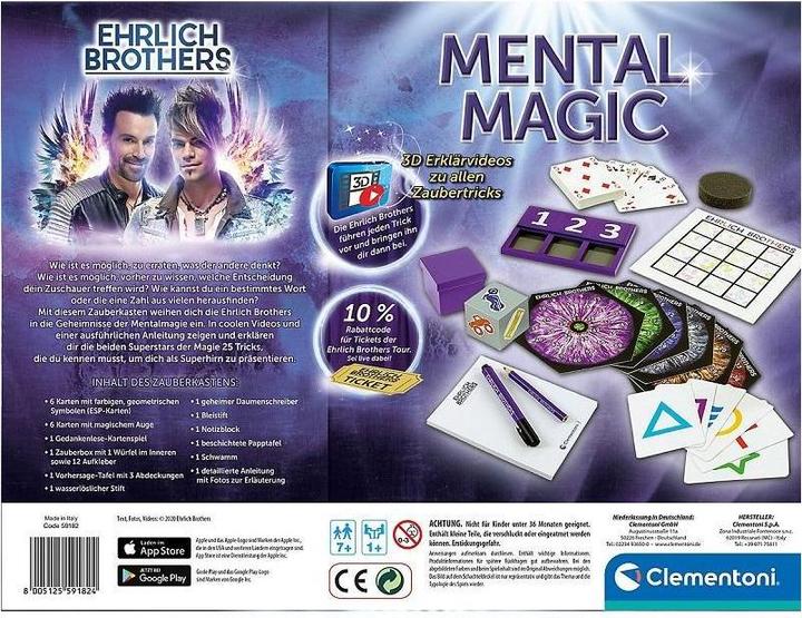 Produktbild Clementoni Ehrlich Brothers: Mental-Magie