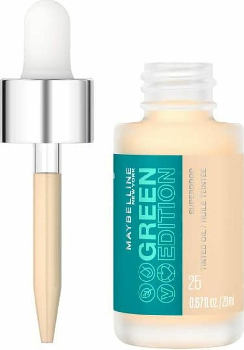 Actual product image Maybelline New York Green Edition Superdrop Tinted Dry Oil 25, 20 ml (Nº 25)