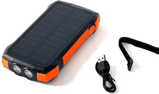 Produktbild Choetech Solar powerbank with inductive charging 10000mAh Qi 5W orange (B659) (10000 mAh, 10.50 W, 10000 Wh)