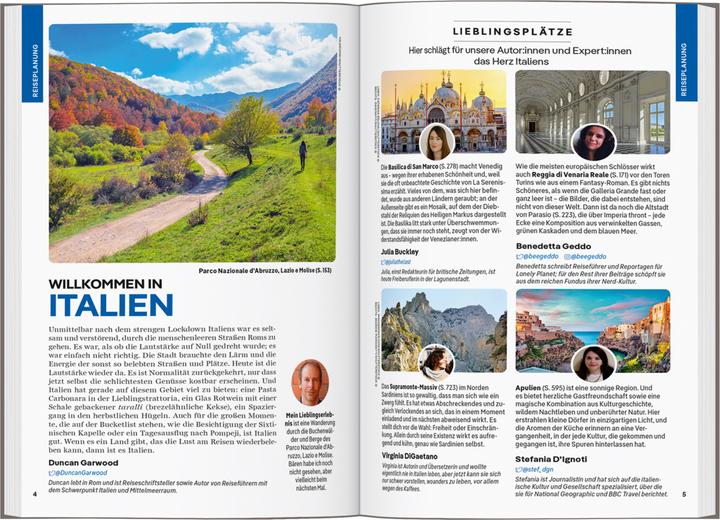Immagine prodotto Reiseführer Italien (Tedesco, Phoebe Hunt, Federica Bocco, Sara Mostaccio, Stephanie Ong, Julia Buckley, Virginia DiGaetano, Benedetta Geddo, Nicola Williams, Paula Hardy, Duncan Garwood, Stefania Dignoti, Kevin Heist, Eva Sandova, Angelo Zinna, 2023)