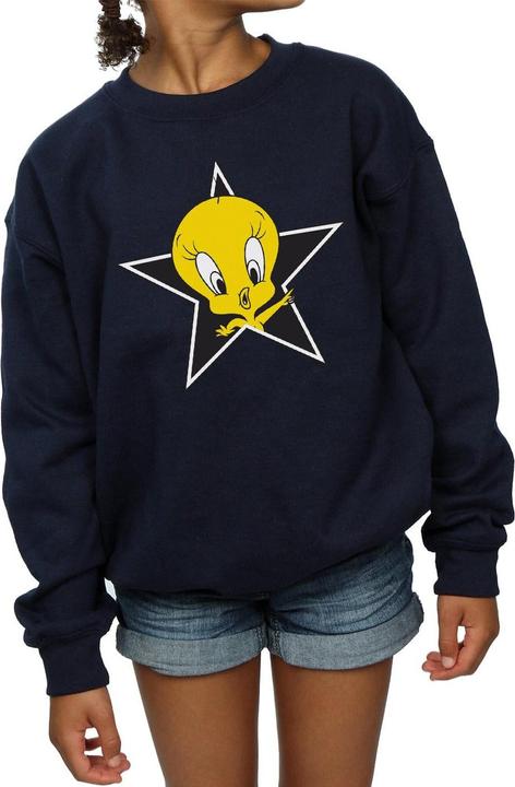 Immagine prodotto Looney Tunes Tweety Pie Star Felpa Ragazze (152, 158)