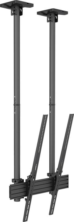 Multibrackets Ceiling mount, 40"-100", black, tiltable 15°.