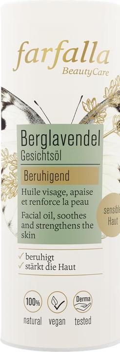 Produktbild Farfalla Beruhigendes Gesichtsöl Berglavendel (15 ml, Gesichtsöl)